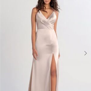 Jenny Yoo Prosecco Beckett in Luxe Satin (Size 2)
